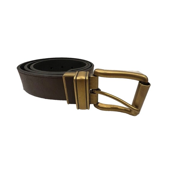 Cremieux Black Gold Crisscross Shank Reversible Belt Size 36 - Picture 1 of 5